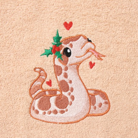 Trure -colored towel "Sweet snake" 30x60 cm, 100% cotton, 340 g/m2-2