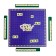 Board game for erudition “Game of Words”: scrub, field, stands, bag, letters, 2-4 players, 5+