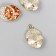 Decor for creativity metal, rhinestones "Stone in the frame of an unusual shape" 2.5x1.4 cm