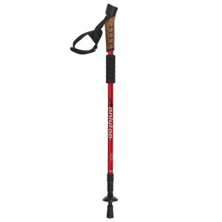 Scandinavian walking ONLYTOP, telescopic, 3 sections, up to 135 cm, 2 pcs., Mix color-3