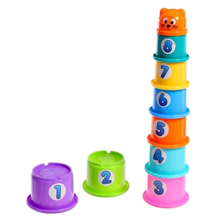 Developing toy "Pyramids-Stakaniki: Miloty", 9 objects-5