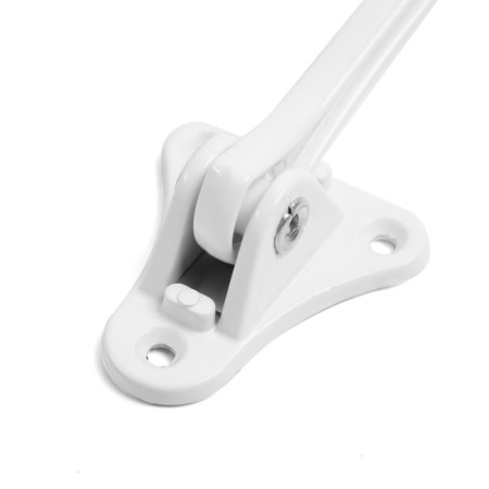 Door locomard lock, "goat leg", white color-8