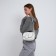 Female bag on the shoulder, white color 25*16*6 cm
