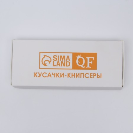 Kusachki - Mesipser manicure, 5.5 cm, packing 24 pcs in a box, silver color-3