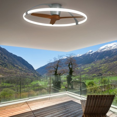 Mantra Nepal, LED, 7200LM, 2700-5000K, 260 mm, 260 mm, silver color.-1