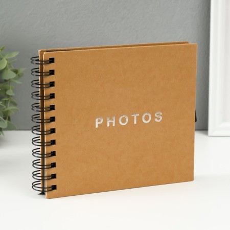 Photo album Brauberg Black & Kraft, size 16x18 cm, 20 black sheets-6