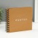Photo album Brauberg Black & Kraft, size 16x18 cm, 20 black sheets
