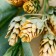 Flowers artificial "twig of hops" 45 cm, yellow
