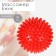 The massager Onlytop "Hedgehog", D = 9 cm, 90 g, red color