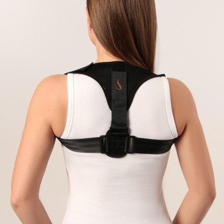 Massner-fixer for posture, Velcro, universal size, black color-5