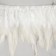 Braid with feathers of a rooster, 10-15 cm, 5 ± 0.5 m, white color