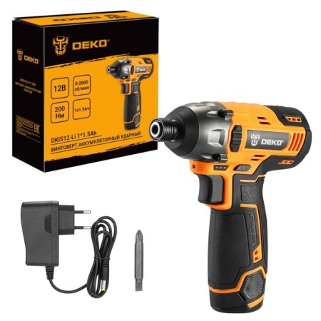 Paint-VOCCOUTERTE DEKO DKIS12-LI, shock, 12 V, 1.5 Ah, 200 nm, 3200 beats/min
