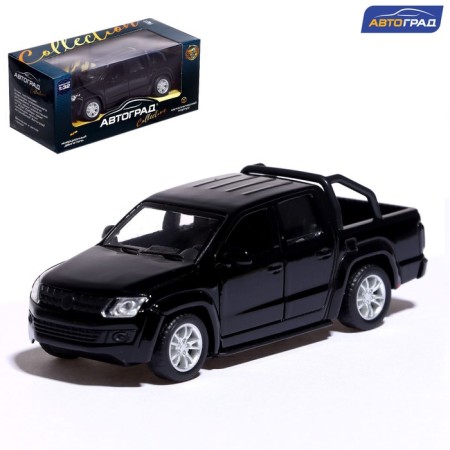 Metal “tundra” machine, doors open, 1:32, inertia, black color