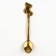A teaspoon spoon with a molding handle "Happy New Year", 11 x 3 cm