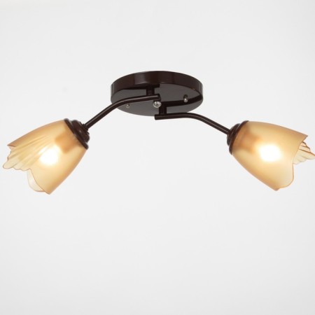 Onyx chandelier 2x15W E27 Brown 50x15x15cm Bayerlux-1