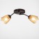 Onyx chandelier 2x15W E27 Brown 50x15x15cm Bayerlux