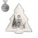 Serving share "Hugge", 23 × 20 × 2.2 cm, white color