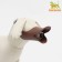 Silicone fixing muzzle, size m (ohm 15 cm, Osh 18-30 cm), brown