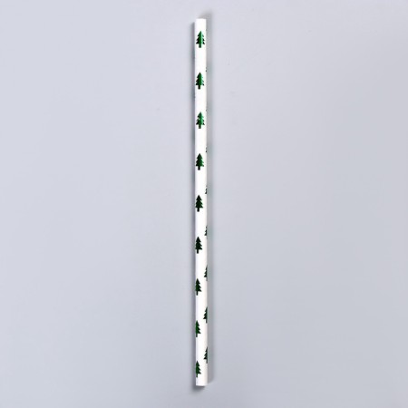 Pipe for cocktail "Christmas trees", set 25 pcs.-2