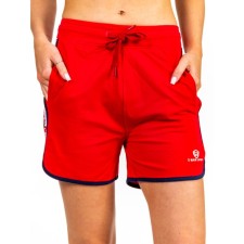 Women's shorts ise, size 46 cm, red color