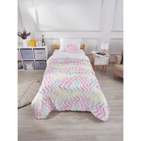 Rainbow blanket, size 200x220 cm-3