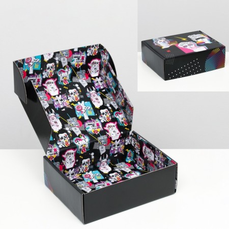 Gift box, bilateral "Contemporary Art" 27 x 21 x 9 cm