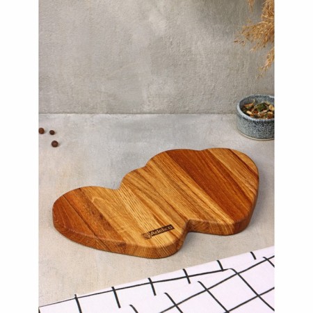 Menzhitsa "Jel", 27.5 × 17.5 × 2 cm, 3 sections, oak-5