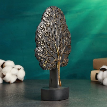 Figure "Cash Tree" 16x5x17cm, black with gilding-2