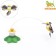 Interactive toy-teenage for cats "Hummingbird"