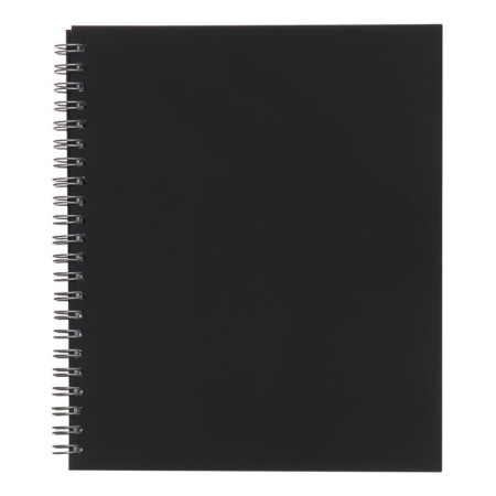 Notebook on the crest A5 96 sheets in the Calligrata cage black, plastic cover, offset unit-1