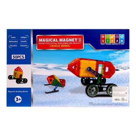 Magnetic designer "Magic Magnet", 50 parts-5