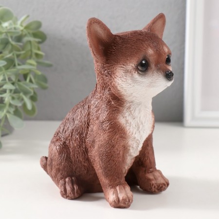 Figure "Puppy Chihua Hua" 15 x 9 x 11.5 cm.-2