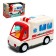 Developing toy "ambulance", light, sound effects, with accessories
