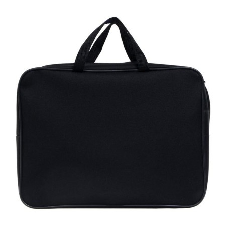 Folder with A4 handles, 360 x 270 x 80 mm, textile, inner pocket, black 1sh48