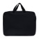 Folder with A4 handles, 360 x 270 x 80 mm, textile, inner pocket, black 1sh48