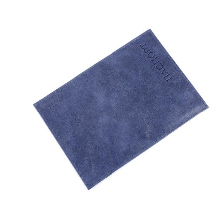 Cover for passport+cards P404, without fastener, n/k, blue cracker