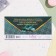 Money envelope "Happy Birthday!" dark green, 8.3 x 16.5 cm
