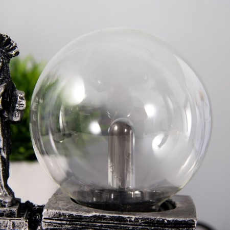 Plasma ball "America" ​​gray 12x6x16 cm Risalux-9