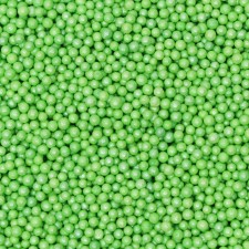 Confectionery sprinkling balls of pearl 2 mm, green mix, 50 g