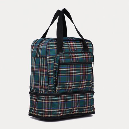 Household bag, lightning department, with an increase, external pocket, green color-2