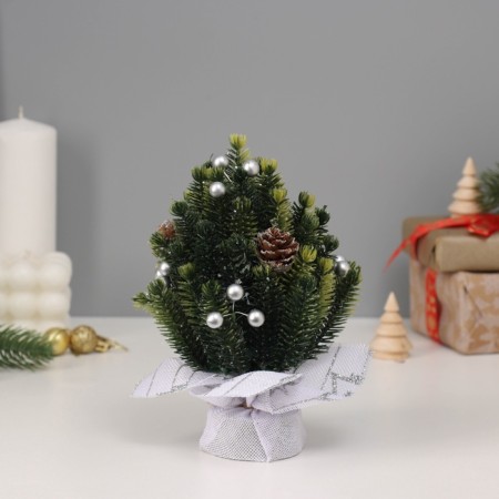 Christmas tree decor "In a bag with stars" 17x10 cm-1
