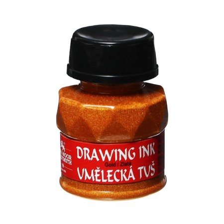 Mascara for writing and drawing artistic 20 ml, koh-i-noor, gold-4