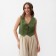 Women's vest MIST LINEN, p. 42, green