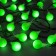 Garland “thread” 5 m with nozzles “Green Balls”, IP20, Dark Thread, 30 LED, Green glow, 8 modes, 220 V