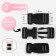 Fastex 25 mm, load up to 15 kg, 2 pcs, in a blister, black color