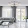 Smart ceiling lamp April, 60W, E14, 85x85x30 cm