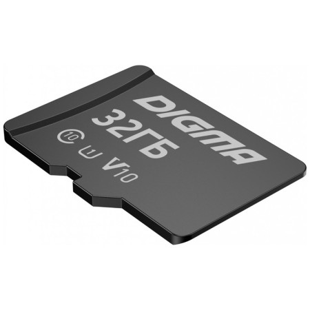 MicrosDHC 32GB Digma Card10 V10 + Adapter memory card