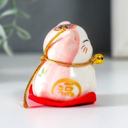 Souvenir ceramics "manei -nako - puffy cheeks" 4.5x3.8x4.6 cm set 5 pcs-2