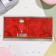 Mini-postcard "February 23" Glitter, Red Background, 8.5x8.5 cm