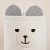 Basket for storage of manual weaving, cotton 22x22x22 cm